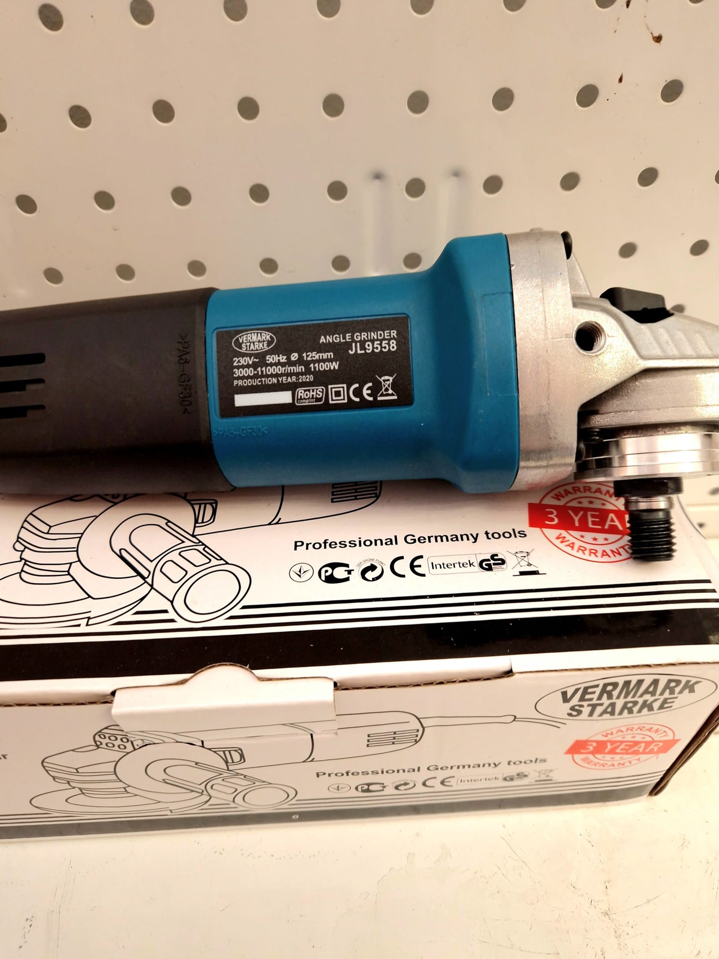Немски Ъглошлайф 125мм 1100W Vermark starke