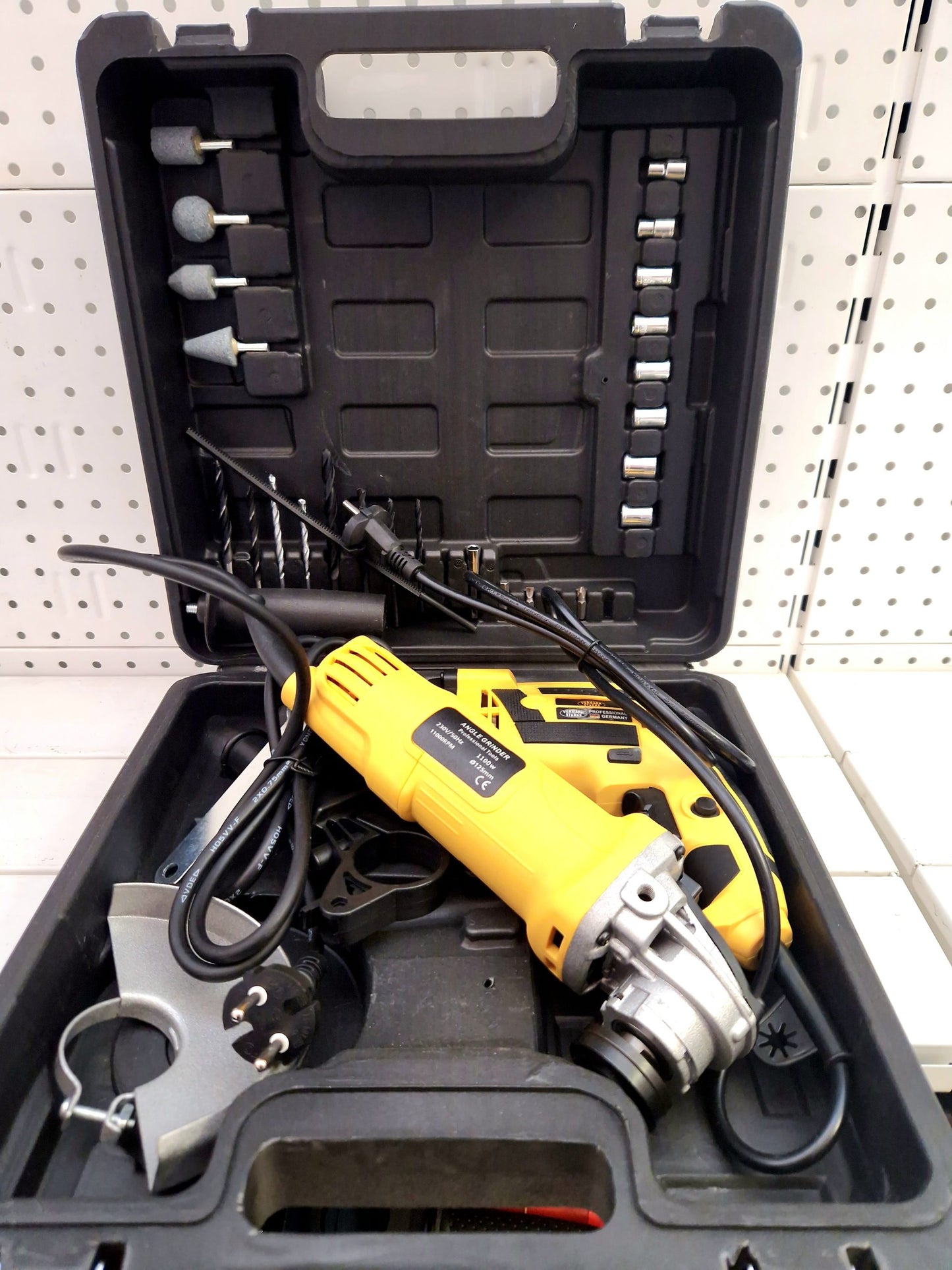 Комплект Ъглошлайф и бормашина Vermarkstarke 1100W