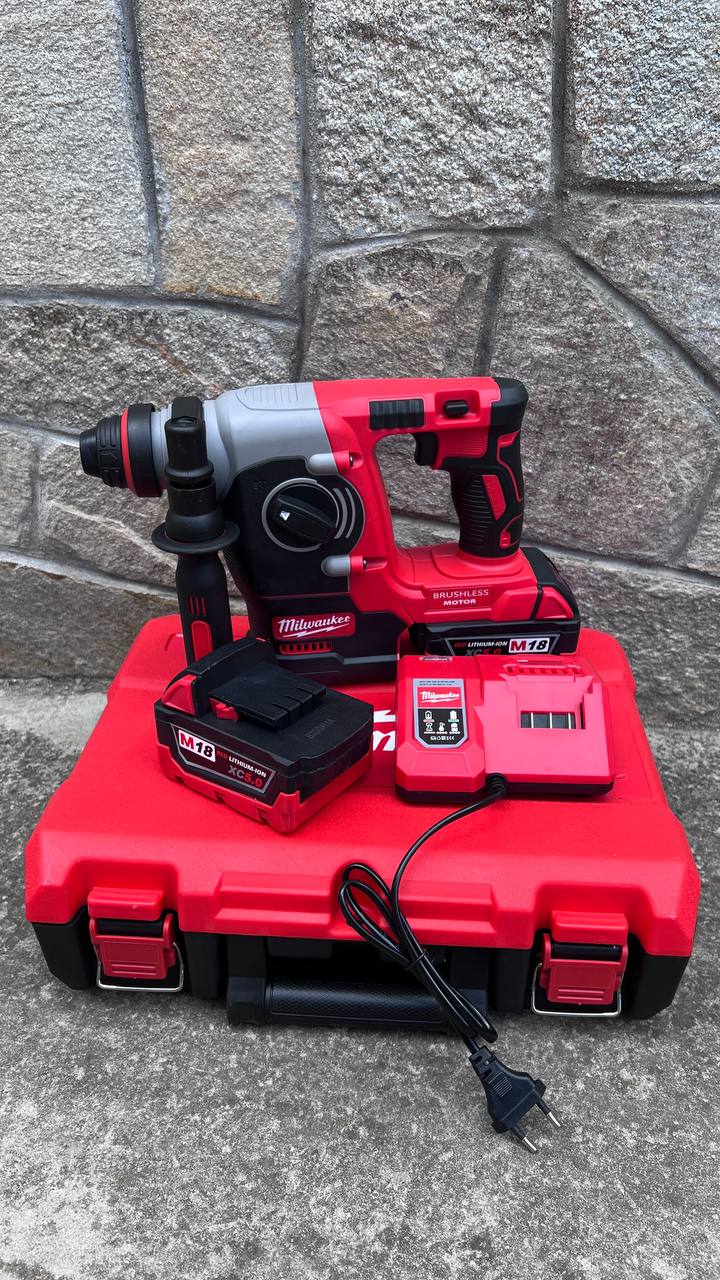 Акумулаторен перфоратор MILWAUKEE M18 BH 5Ah